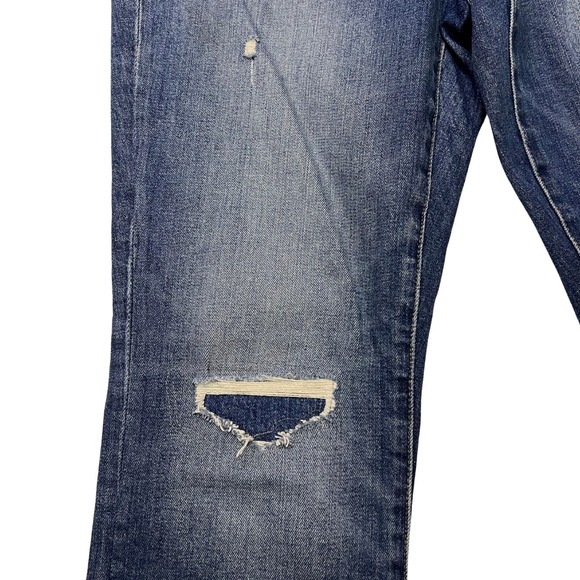 J.Crew Slim Broken-In Boyfriend Jeans Women's‎ 27 Blue Distressed Denim - Picture 4 of 16
